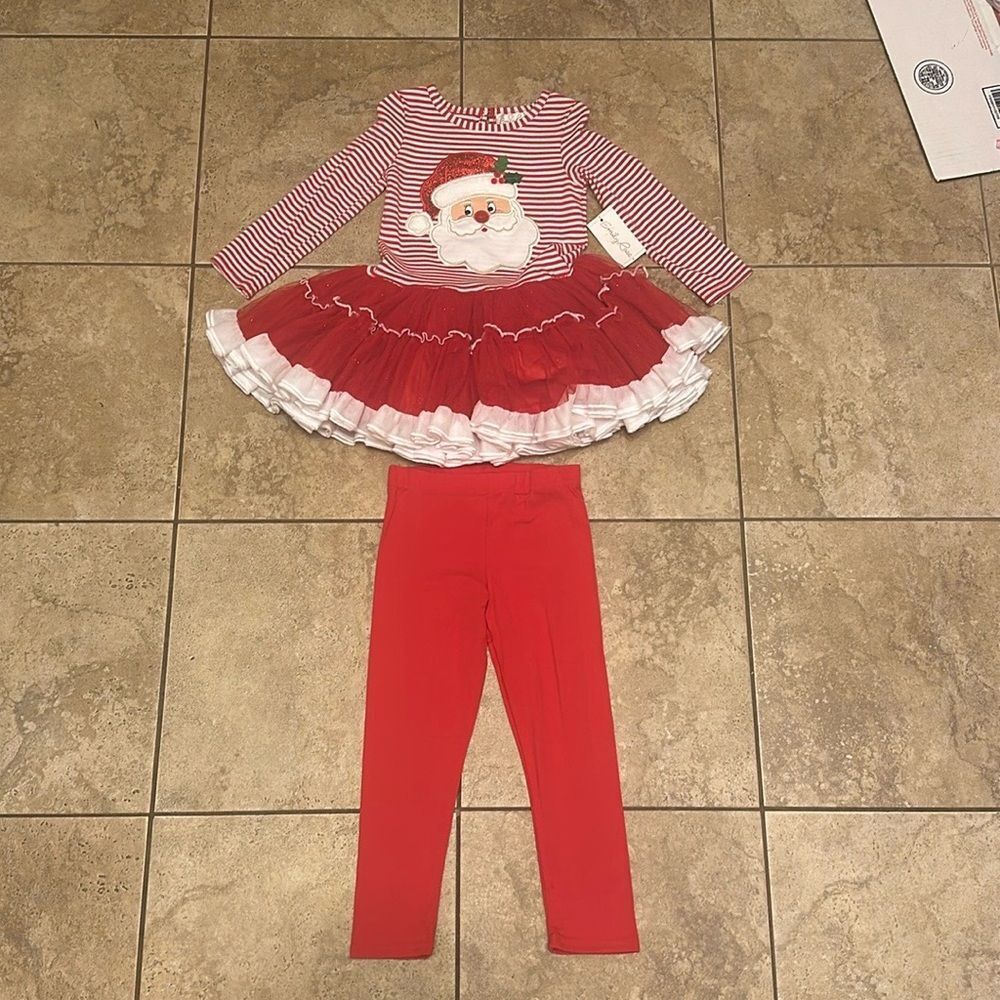 Girls Christmas Outfit - Size 4